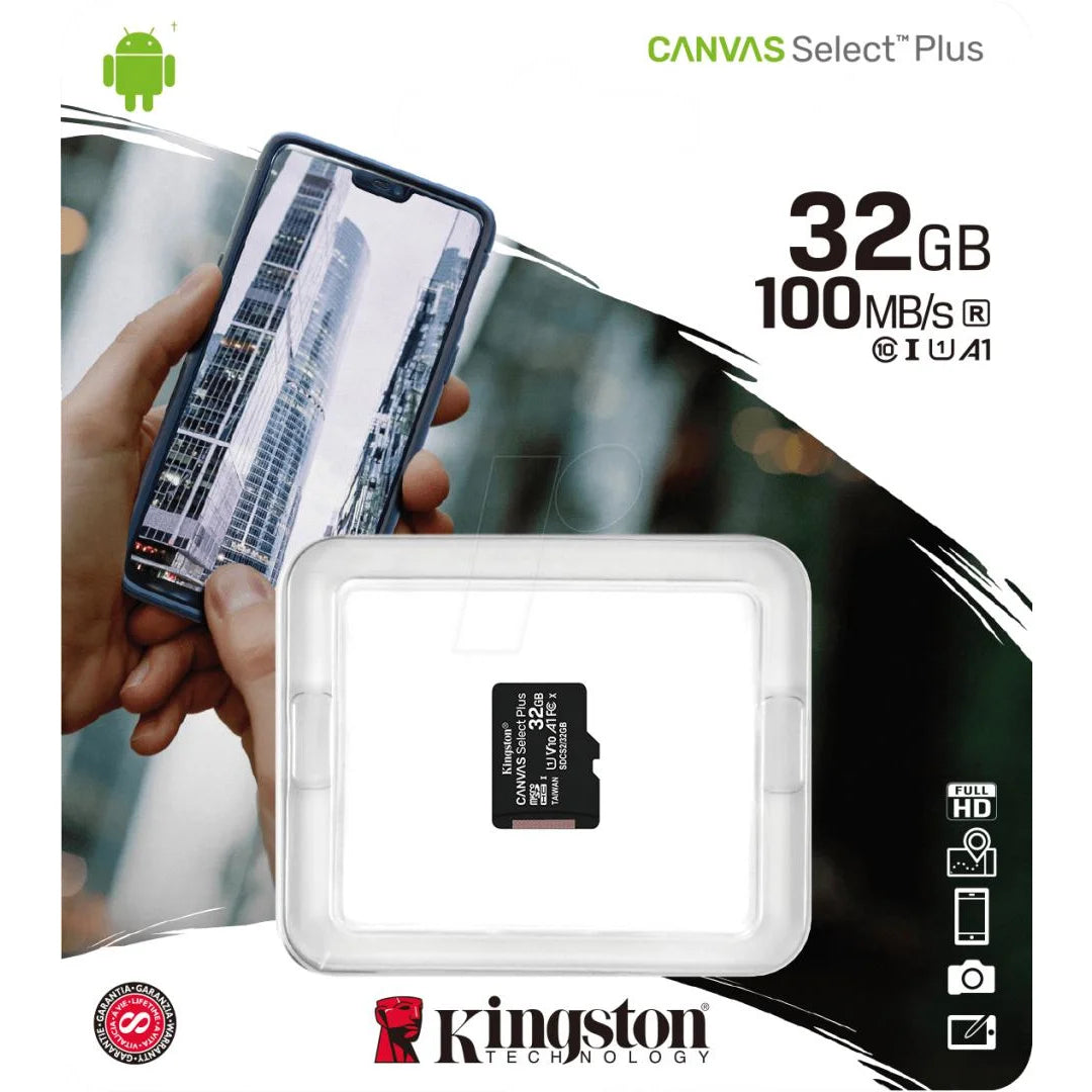 Card de Memorie MicroSD Kingston Select Plus, 32GB, Class 10-Dexter Computer