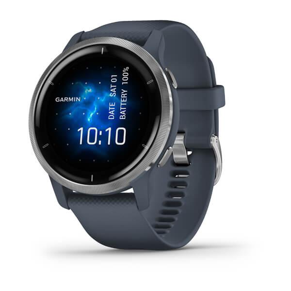 Ceas Smartwatch Garmin Venu 2, GPS, Blue Granite-Dexter Computer