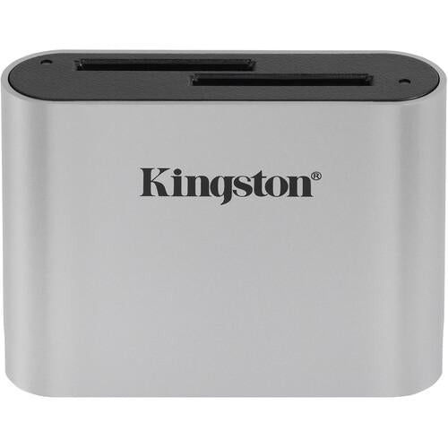 Card reader Kingston, USB 3.2, Supported Cards: UHS-II SD cards/Backwards-compatible with UHS-I SD cards-Dexter Computer
