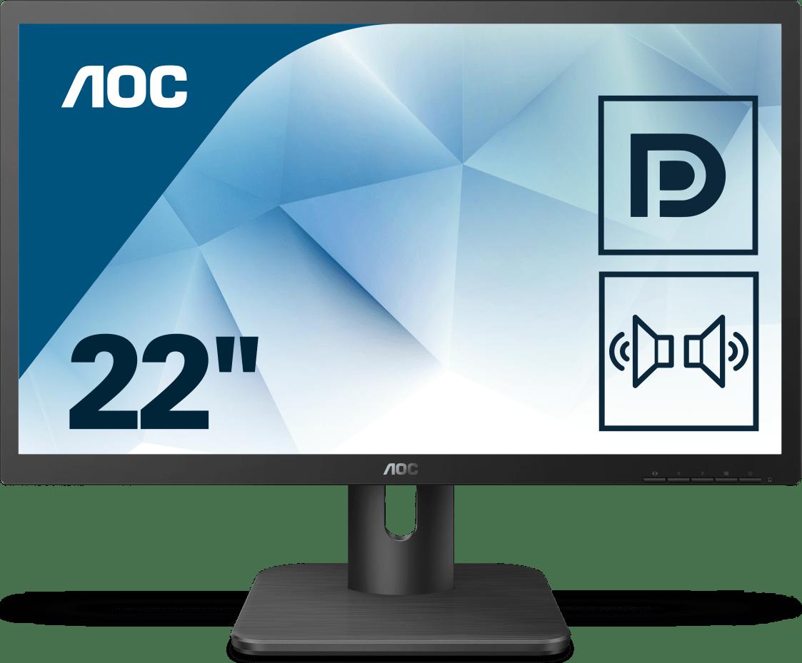 Monitor LED AOC 22E1Q, 21.5inch, FHD VA, 5ms, 60Hz, negru-Dexter Computer