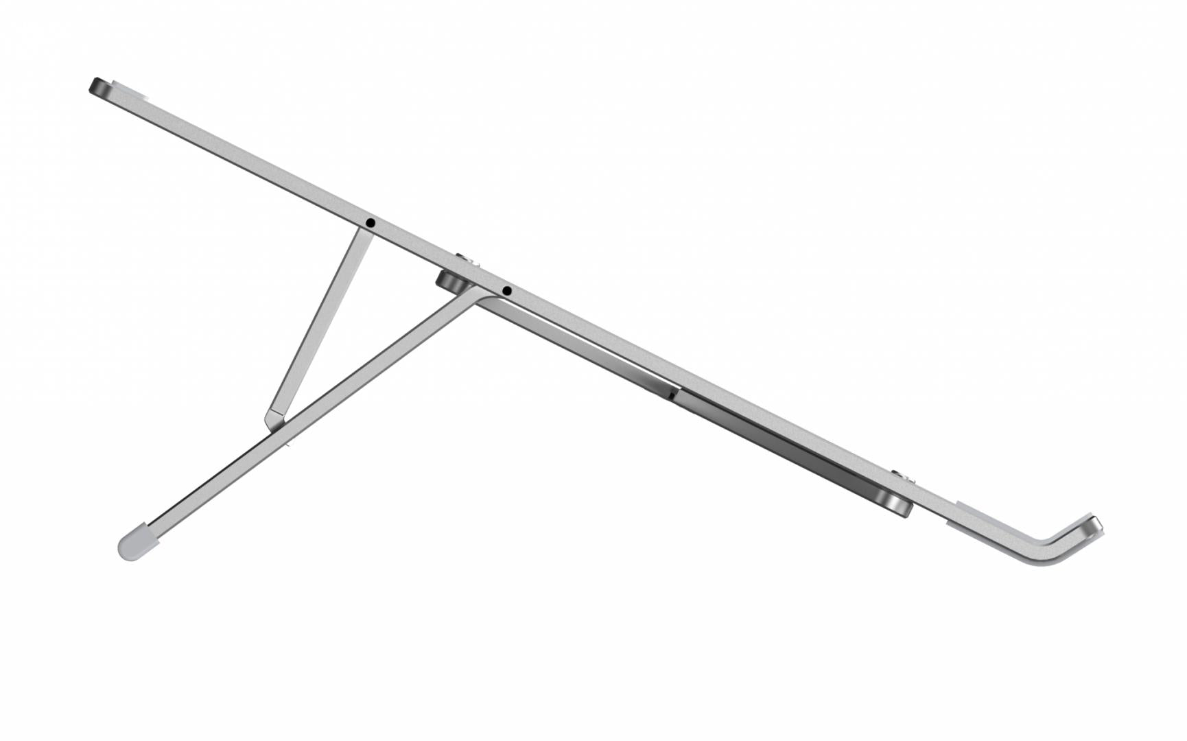 Suport laptop Serioux, SRXNCPU6L, material aluminiu, dimensiune deschisă: 197x245x4mm,dimensiune pliată: 60 x 245 x 4mm, grosime: 4mm, greutate: 215g, dimensiune compatibilă: până la 15.6 