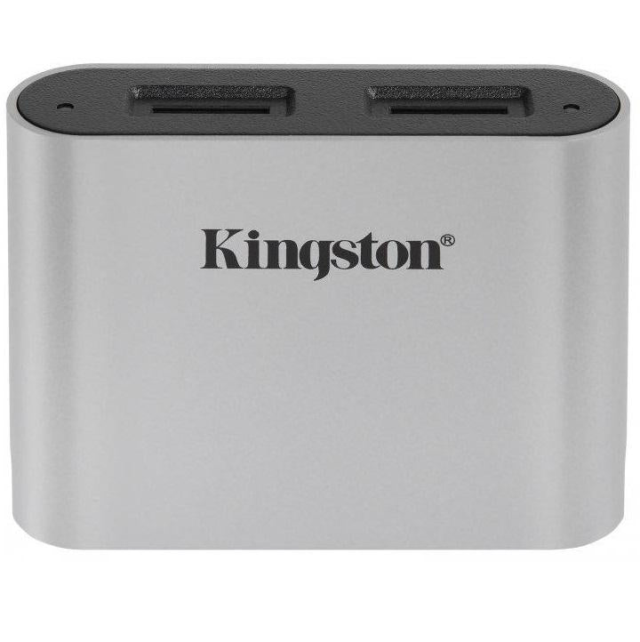 Card reader Kingston, USB 3.2, Supported Cards: UHS-II microSD cards/Backwards-compatible with UHS-I microSD cards-Dexter Computer