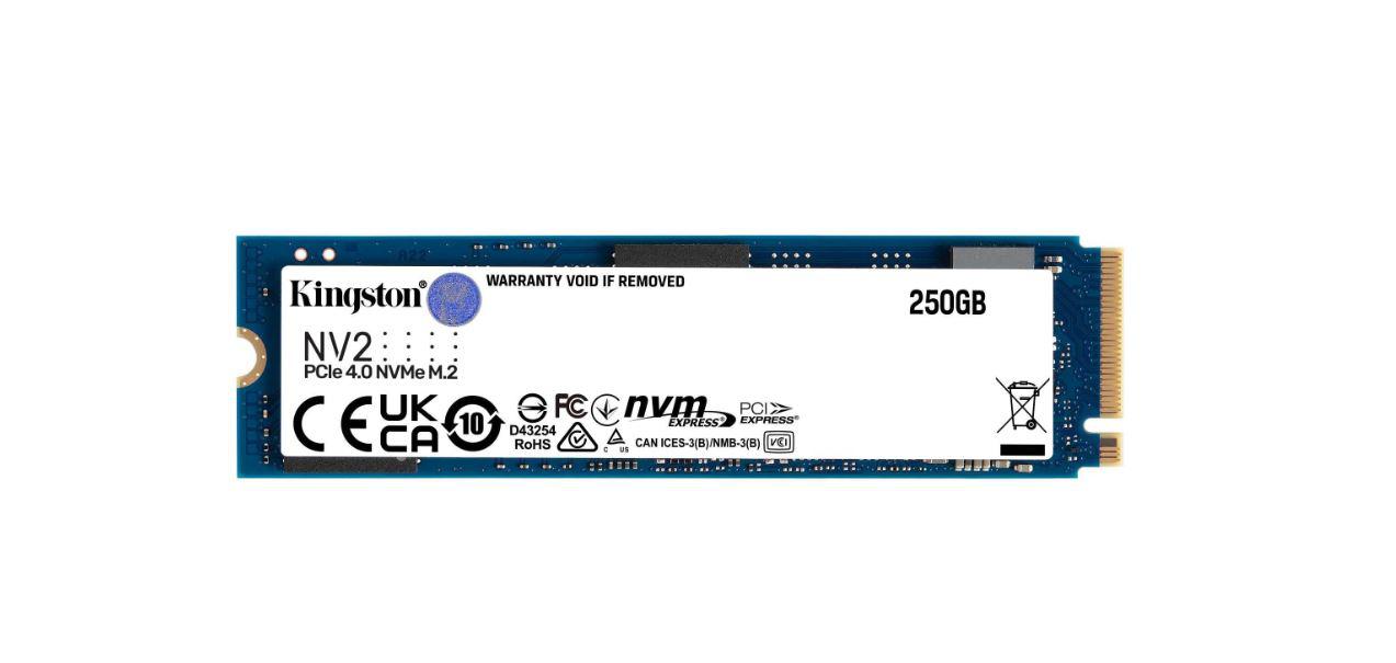 SSD Kingston, SNV2S, M2-2280, 250GB, PCI Express 3.0 x4 NVMe-Dexter Computer
