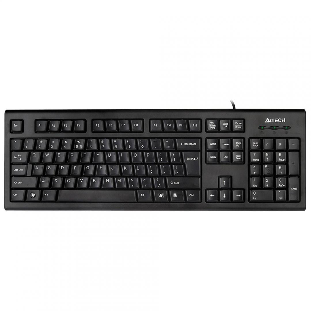 Tastatura KR-85 A4Tech, USB, neagra-Dexter Computer
