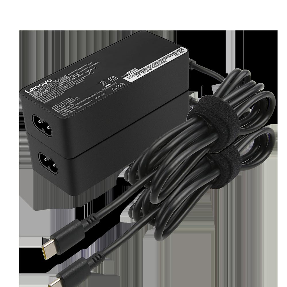 Lenovo 65W Standard AC Adapter (USB Type-C); Output: 20V/3.25A; 15V/3A; 9V/2A; 5V/2A, 222g-Dexter Computer