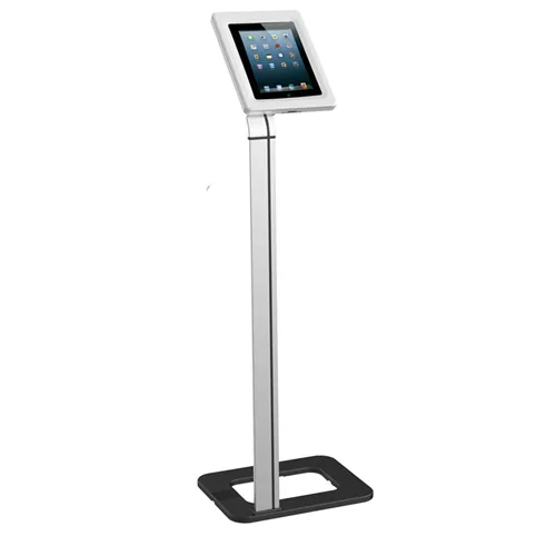 Neomounts by Newstar TABLET-S100SILVER Tablet Desk Stand - Silver Specifications General Min. screen size*: 10 inch Max. screen size*: 10 inch Min. weight: 0 kg Max. weight: 5 kg Functionality Type: Fixed Width: 37 cm Depth: 28 cm Height: 113 cm Heig...-Dexter Computer