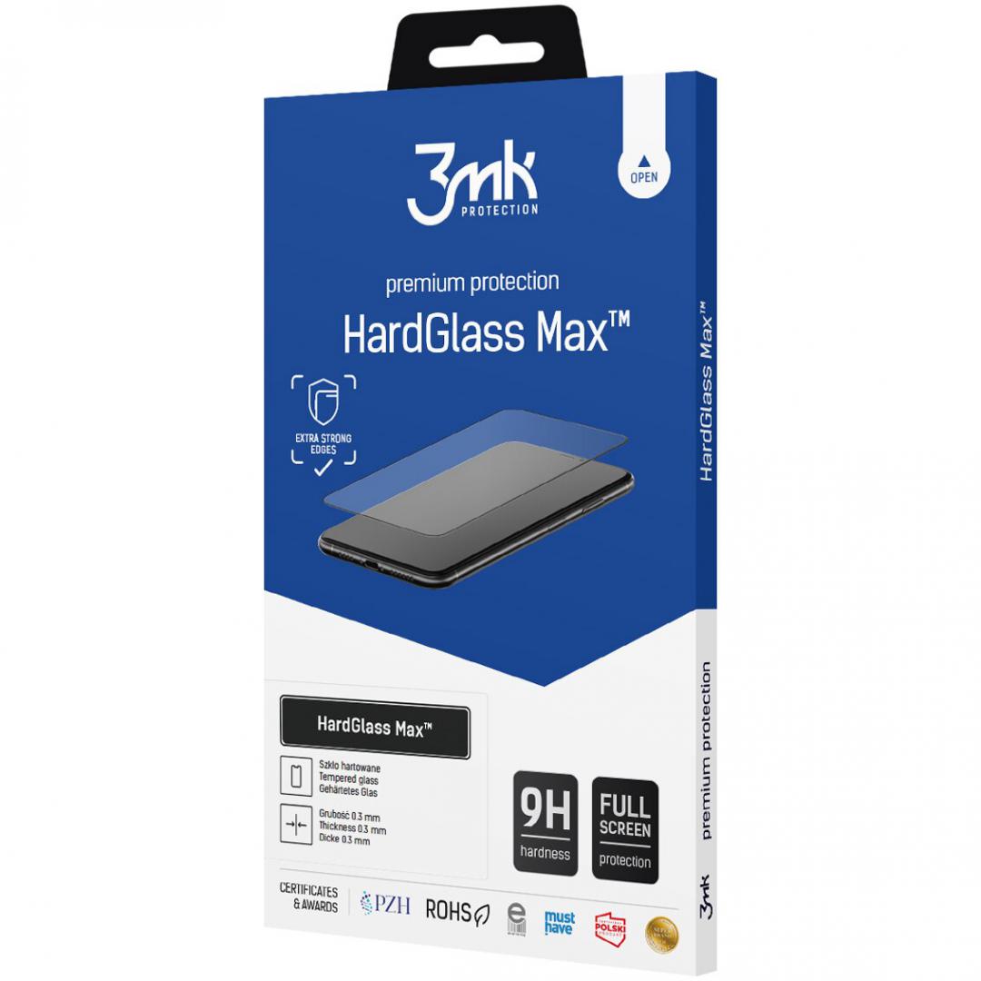 Folie de protectie sticla 3MK Hardglass Max pentru iPhone 12/12 Pro, Black-Dexter Computer