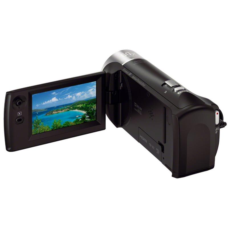 Camera Video Sony HDR-CX405 Black, senzor CMOS Exmor R ,lentilesuperangulare Carl Zeiss Vario-Tessar de la f=1,9 - 57,0 mm,F/1.8 -4.0, stabilizare optica a imaginii SteadyShot™, zoom optic 30x,zoomdigital 350x, ecran 2.7